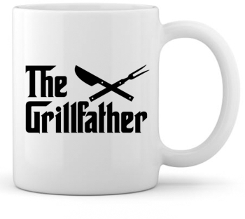 Cana alba personalizata & The Grillfather& INOVATIX® . 330ml 