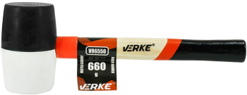 Ciocan de cauciuc Verke maner din lemn 660g V86550 