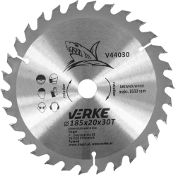 Disc de taiere lemn 185x20 mm V44030 Verke 