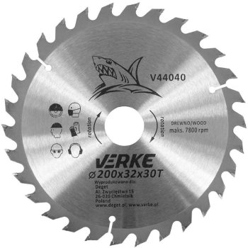 Disc de taiere lemn 200x32 mm V44040 Verke