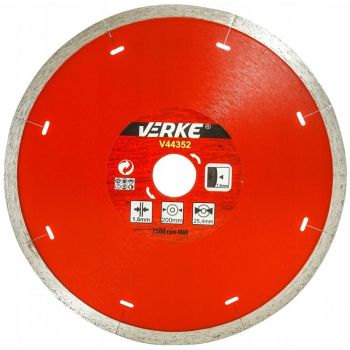 Disc diamantat beton 200x25 4x1 6 mm V44352 Verke 