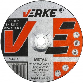 Disc taiere metal 230mm V44143 Verke 