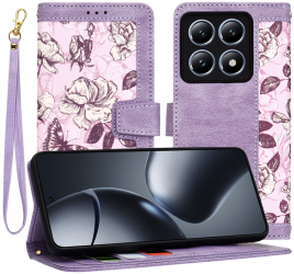 Husa pentru Xiaomi 14T Pro - Techsuit FlipCraft - Mysterious Purple 