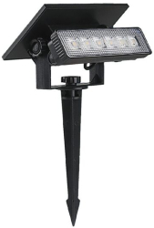 Lampa solara pentru gradina/casa 80 lm lumina calda 3000K IP65 fixare in 2 moduri 
