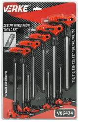 Set 9 surubelnite tip Torx Verke V86434 