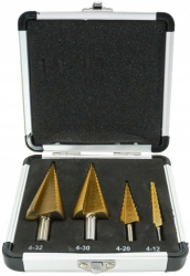 Set burghie conice 4 buc 4-32 mm V05050 Verke 