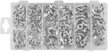 Set piulite tip fluture Verke V06706 150 bucati 