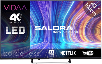 Televizor Smart LED 4K Ultra HD 43 inch SALORA - 43UV210 negru 