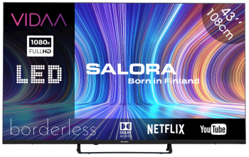 Televizor Smart LED Full HD 43 inch SALORA - 43FV210 negru 