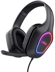 Casti cu microfon Trust GXT 416 Zirox 3.5mm jack Black 