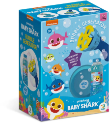 Baby Shark Set De Baloane De Sapun Cu Generator 450ml 
