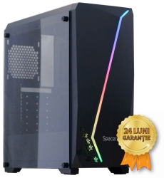 Sistem NOU Spacer Intel Core i7-3770 up to 3900MHz 16GB RAM DDR3 SSD 160GB + 500GB HDD NVIDIA GTX 1050Ti 4GB Win 10 PRO 
