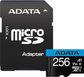 Card de Memorie ADATA Premier MicroSDXC 256GB UHS-I + Adaptor ausdx256guicl10a1 