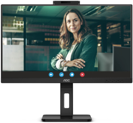 Monitor LED AOC 24P3CW 23.8 inch FHD IPS 5 ms 75 Hz Webcam USB-C 