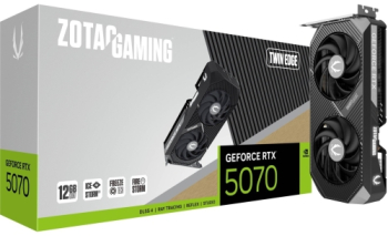 Placa video ZOTAC GeForce RTX 5070 Twin Edge 12GB GDDR7 192-bit placi video placa video