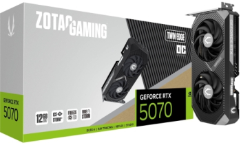 Placa video Zotac nVidia GeForce RTX 5070 Twin Edge OC 12GB GDDR7 192 bit placi video placa video