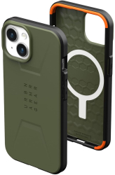 Husa pentru iPhone 15 - UAG Civilian MagSafe - Olive Drab 