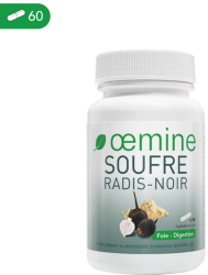 Oemine Soufre-Radis Noire Sulf din ridiche neagra 60 capsule 