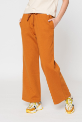 Pantaloni largi pentru femei maro Marimea S - OUTLET 