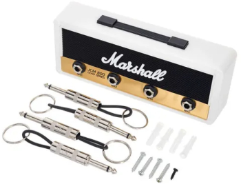 Suport chei alb mini amplificator cu 4 Jack-uri 