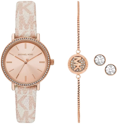 Ceas Dama Michael Kors Addyson MKO9002SET Set cu Bratara si Cercei 