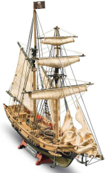 Kit de construit corabie din lemn BLACKBEARD / Scara 1 57 / 14+