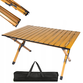 Masa pliabila de camping si drumetii Zola portabila 90 x 59 x 46 cm cadru din otel greutate suportata 50 kg picioare antiderapante g 