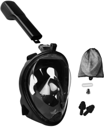Masca scuba diving/ snorkeling full face Zola® 1 tub Ani-Fog suport pentru camera supapa anti-aburire si golire sistem dry top pr 