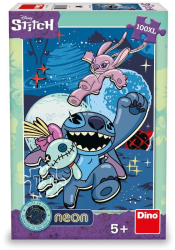 Puzzle neon XL - Stitch 100 piese 