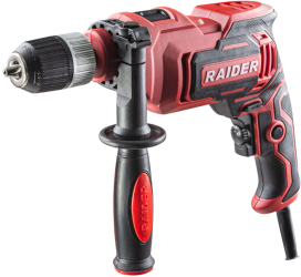 Masina de gaurit cu percutie Raider Raider 750W 13mm mandrina rapida x 