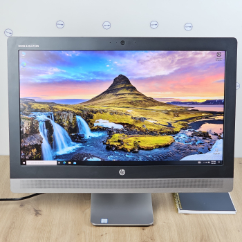 ALL IN ONE Refurbished HP ELITEONE 800 G2 Procesor I5 6500 Memorie RAM 8 GB SSD 256 GB Windows 10 Pro Webcam Ecran 23 inch 