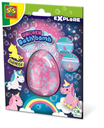 Bomba de baie efervescenta pentru copii cu unicorn surpriza 