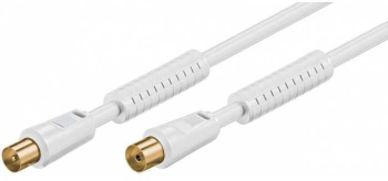 Cablu antena ecranat tata-mama 1.5m alb Goobay 