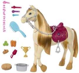 Calut cu sunete si accesorii Barbie Mysteries 