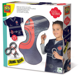 Costum de politist de jucarie cu accesorii pentru copii 