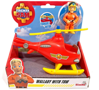 Elicoperul Wallaby cu figurina Tom Thomas Pompierul Sam 