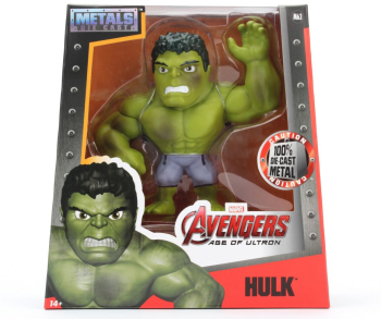Figurina metalica Marvel Hulk 15 cm 