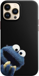 Husa compatibila cu Apple iPhone 11 model Cookie Monster Silicon TPU Viceversa 