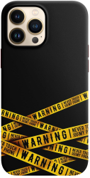 Husa compatibila cu Apple iPhone 11 model Warning Silicon TPU Viceversa 