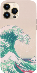 Husa compatibila cu Apple iPhone 11 Pro Max model Kanagawa wave Silicon TPU Viceversa 