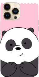 Husa compatibila cu Apple iPhone 11 Pro Max model Sweet panda We Bare Bears Silicon TPU Viceversa 
