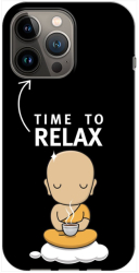 Husa compatibila cu Apple iPhone 11 Pro Max Time to relax Silicon TPU Viceversa 