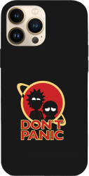 Husa compatibila cu Apple iPhone 13 model Dont Panic Morty Silicon TPU Viceversa