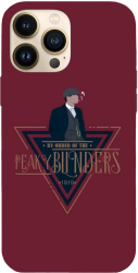Husa compatibila cu Apple iPhone 13 Pro model By the order of the Peaky Blinders Silicon TPU Viceversa 
