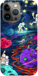 Husa compatibila cu Apple iPhone 13 Pro model Space trip Silicon TPU Viceversa 