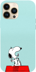 Husa compatibila cu Apple iPhone 13 Viceversa model Sleepy Snoppy Silicon TPU 