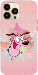 Husa compatibila cu Apple iPhone 14 model Happy Courage the cowardly dog Silicon TPU Viceversa 