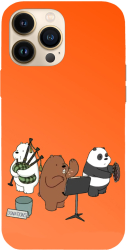 Husa compatibila cu Apple iPhone 15 Plus Viceversa model Donations We bare bears Silicon TPU