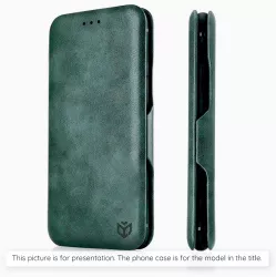 Husa pentru Samsung Galaxy A56 5G - Techsuit Safe Wallet Plus - Green 