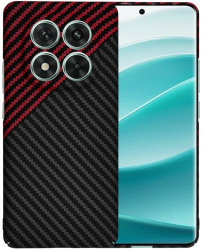 Husa pentru Xiaomi Redmi Note 14 Pro / Poco X7 - Techsuit Carbonite FiberShell - Red Vortex 